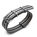 G10 Nato 20mm James Bond Grey & Black Watch Band Brushed Buckle