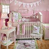 My Baby Sam Sweet Dreams 4 Piece Crib Bedding Set, Pink