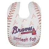 MLB Baseball Full Color Mesh Baby Bibs (Atlanta Braves)