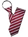 H2H Mens Casual Comfortable Zipper Stripe Patterned Fashion Neck Tie