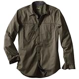 (エディー・バウアー) Eddie Bauer 長袖ツイルフィールドシャツ(チェスナット M)