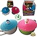 Silicone Cup Cover Lids Premium Leakproof Reusable Mug Lids for Keeping Beverages Hot Set Includes 2 Cup Cover Designs with Cute Figurine Handles Plus Free Bonus Gift