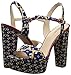 Nine West Women's Carnation Fabric Platform Sandal