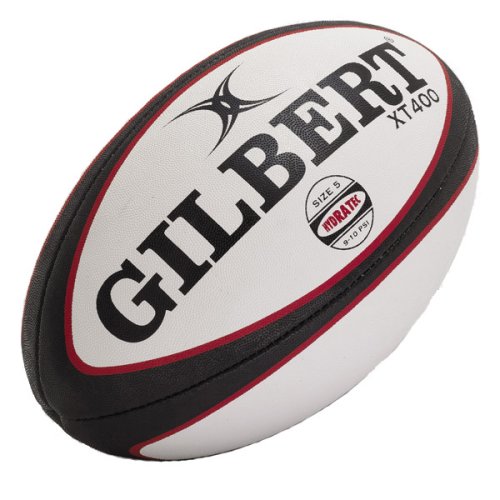 Gilbert XT400 Quality All Weather Training Ball Black/Red