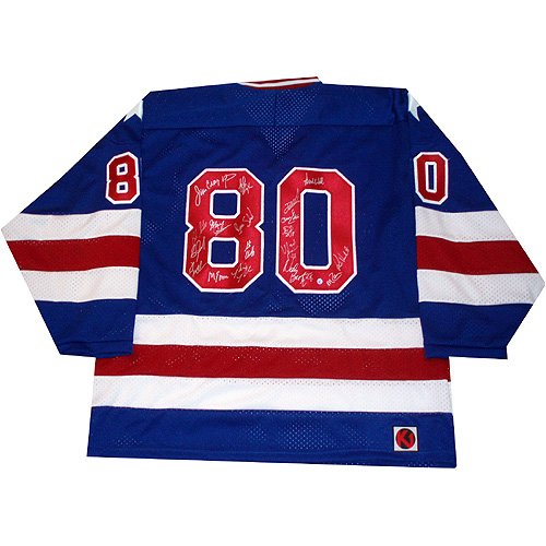 1980 USA Hockey Team Signed Jersey