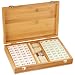 Philos 3168 - Mah Jongg, Bambusbox, mit arabischen Zeichen, Green Games