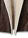 Choies Women's Suede Lapel Sheatling Lining Waistcoat Casual Vest,Brown,One size