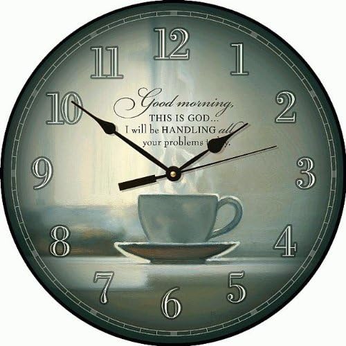 Good Morning This Is God Clock 12 X 12