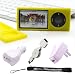 iPod Nano 5th generation 5G skin case cover compatible for iPod Nano 5th Gen 8GB, 16GB newest model (Yellow) + Includes 3 in 1 Durable Easy Travel Combo = Wall and Home Charger + Retractable USB Cable + a 4-inch eBigvalue TM Determination Hand Strap