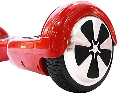 Swagway X1 Hands-Free Smart Hoverboard --Now w/ SentryShield for Added Protection Against Battery Defect or External Damages (Bright Red)
