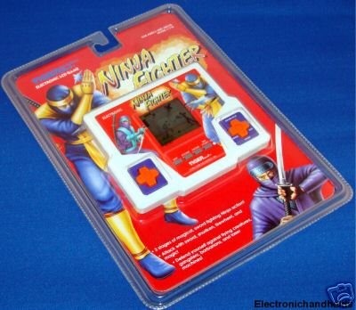 51XmErRjVEL Tiger Electronics Ninja Fighter Handheld LCD Video Game