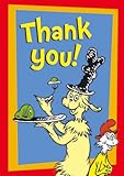 Eureka Dr. Seuss Green Eggs and Ham Thank You Teacher Cards, 36 Mailable Postcards (831904)