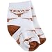 Texas Longhorns White Infant Bootie Socks