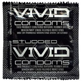Vivid Studded Condoms 12 Pack