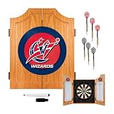 NBA Washington Wizards Wood Dart Cabinet Set