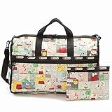 LeSportsac 7185-P687 PEANUTS SNOOPY PATCHWORK/���̡��ԡ��ѥå���� Large Weekender(�顼�����������������)�ܥ��ȥ�Хå�/ι��/����/���/�쥹�ݡ��ȥ��å� [�¹�͢����]