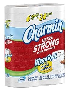 Charmin Ultra Strong Mega Toilet Paper Rolls, 36 Count [Item #79920]