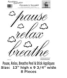 Wallpaper York (33161) RoomMates Pause, Relax, Breathe Peel & Stick Appliques RMK0039SS