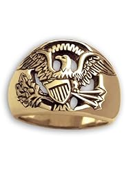 Carroll Collection of US Eagle Rings - Senator Eagle Ring, 10 Karat Gold
