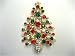 Search : Crystal Rhinestone Golden Christmas Tree Pin Brooch