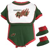 Reebok Minnesota Wild Green Infant Three Piece Gift Set