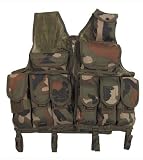 Einsatz Tactical Weste mit Netzeinsatz woodland
