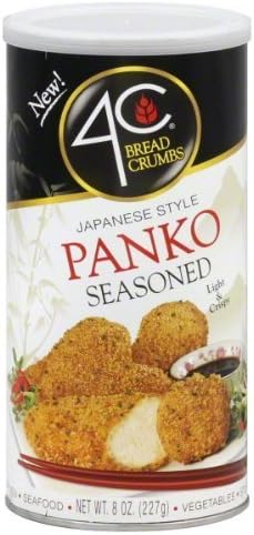 4C 8 Oz. Seasoned Panko Bread Crumbs by 4C Foods