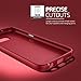 Galaxy S7 Case, VRS Design [Single Fit][Blossom Red] - [Metallic Buttons][Non Slip][Slim Fit] For Samsung S7