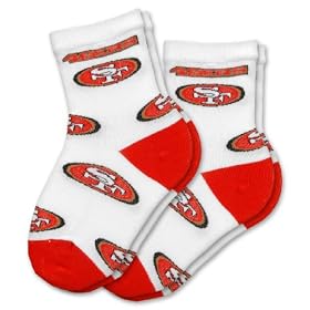 San Francisco 49ers Infant Socks (2-pack) by 