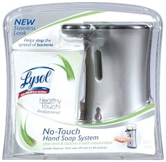 Lysol Healthy Touch Hand Soap Starter Kit Stainless Perfect for The Kitchen