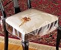 Clear Vinyl Chair Protectors - Set of 2 (Clear) (Fits Chairs up to 21