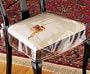 Clear Vinyl Chair Protectors - Set of 2 (Clear) Fits Chairs up to 21" x 21" (Actual Size 26" X 25 3/4")