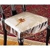 Clear Vinyl Chair Protectors - Set of 2 (Clear) Fits Chairs up to 21" x 21" (Actual Size 26" X 25 3/4")