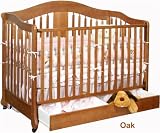 Stork Craft Rochester Stages Crib With Drawer In White