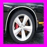 1989 89 GEO SPECTRUM CHROME WHEEL WELL FENDER TRIM MOLDINGS 4PC 