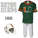 Miami Hurricanes Green Youth Deluxe Team Uniform Set (Small)