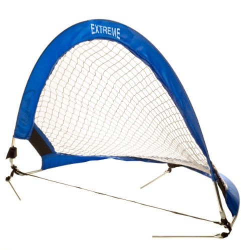 Champion Sports Extreme Pop-Up Portable Training Soccer Goal with Carrying Bag, 2 Goal Set – Multiple Styles