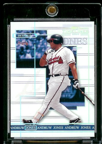 2004 Donruss Timelines Silver Andruw Jones Serail #87/100 Atlanta Braves Baseball Card - Mint Condition - Shipped In Protective ScrewDown Case!