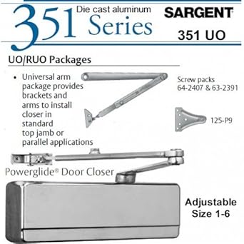 sargent uo closer door tb universal aluminum painted flash sorry player
