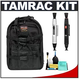 Tamrac 5258 CyberPack 8 Multi-Purpose Photo/Computer Backpack (Black) + Accessory Kit for Canon Rebel XSi, XS, T1i, XTi, 40D, 50D, Nikon D40, D60, D5000, D90, D300, D700, Olympus Evolt E-30, E-450, E-520, E-620, and Sony Alpha A200, A300, A350, A700 Digital SLR Cameras