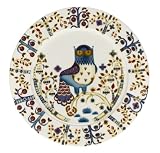 Iittala Taika 11-3/4-Inch Plate, White with Design