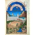Reproduction d'Art: AKG Anonymous "Les tres riches heures du Duc de Berry" 50 x 71