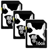 Memorycow 16GB x3 Class 10 SD SDHC Memory Cards For Panasonic Lumix Digital Cameras