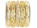 Beachcombers! Ethnic Glass Indian Wedding Bridal Bollywood Bangles Belly Dance Bracelets Set Gold Yellow