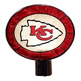 Kansas City Chiefs Art Glass Night Light
