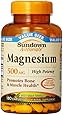 Sundown Naturals Magnesium 500 mg, 180 Caplets