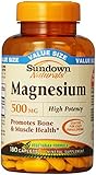 Sundown Naturals Magnesium 500 mg, 180 Caplets