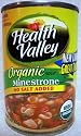 Health Valley Minestrone Soup No Salt Added, 15-Ounce Cans (Pack of 12)