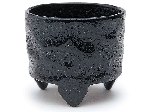 香器　京焼・清水焼　黒釉 