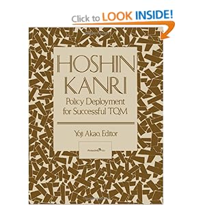 Hoshin Kanri: Policy Deployment for Successful TQM Yoji Akao